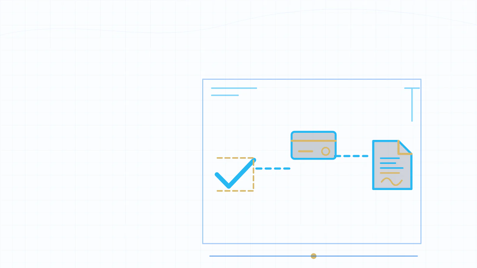 Blueprint illustration of a UAE setup payment held behind contract questions and approval checks.