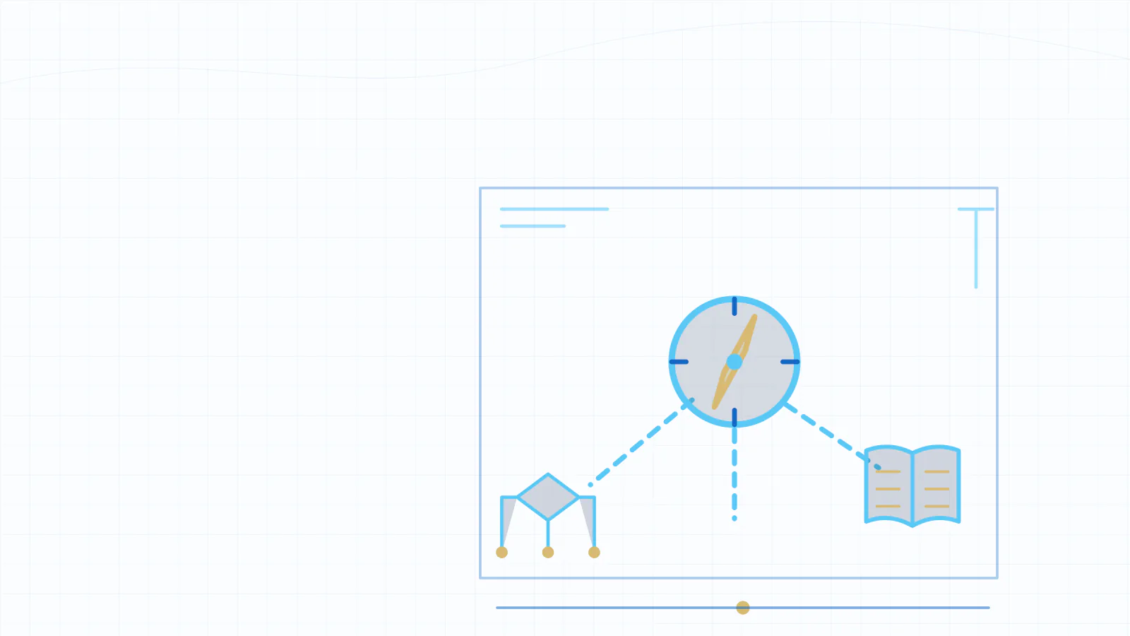 Blueprint illustration of UAE business guides organised around the reader's next decision.