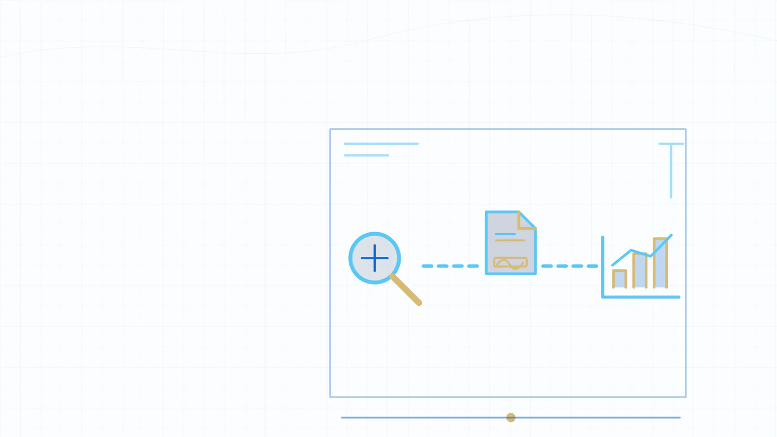 Blueprint illustration of UAE research and feasibility services linking evidence and analysis.