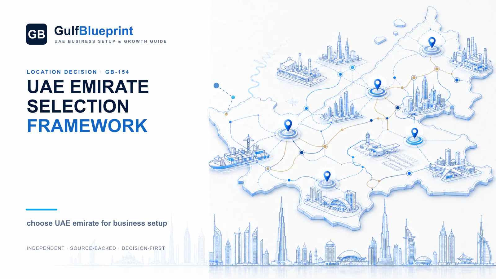 UAE Emirate Selection Framework for Business Setup decision blueprint for UAE founders and international companies